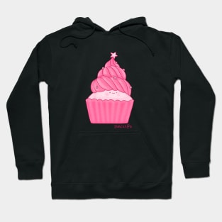 PINK ChristmasTree Cupcake Hoodie